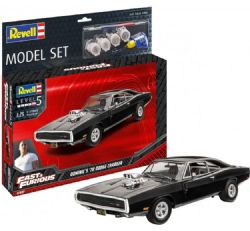 MODÈLE À COLLER - VOITURE DODGE CHARGER R/T 1970 DOMINIC FAST AND FURIOUS NIVEAU 5